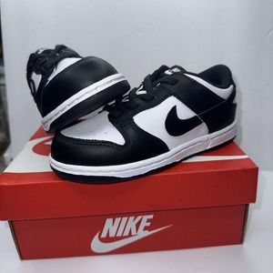 Nike Dunk Low “Panda” White Black CW1589-100 TD Toddler Baby Size 10C